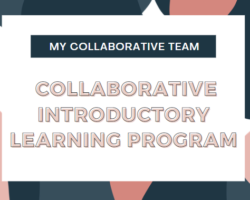 Collaborative Introduction Learning Program Starts This Month