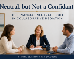 Neutral, but Not a Confidant: The Financial Neutral’s Role in Collaborative Mediation