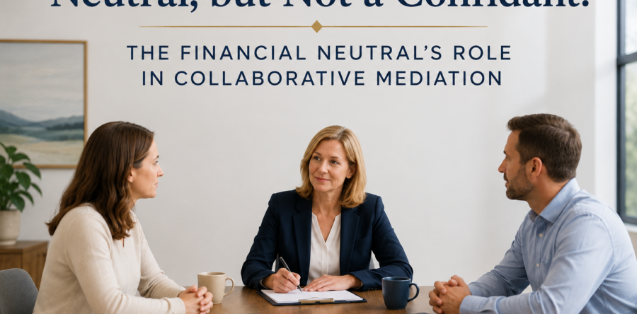 Neutral, but Not a Confidant: The Financial Neutral’s Role in Collaborative Mediation