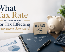 What Tax Rate Should Be Used For Tax Effecting Retirement Accounts?